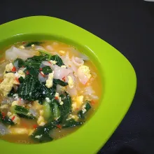 Sajikan selagi hangat.