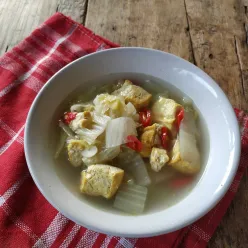 Sayur Tahu Sawi Putih