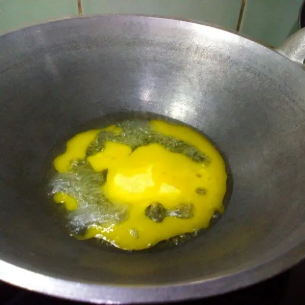 Rebus air & margarin sampai mendidih.
