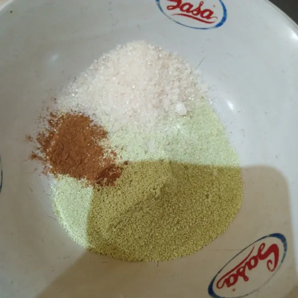 Campur semua adonan filling.