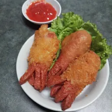 Sajikan dengan saus sambal