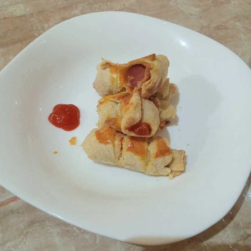 Mini Sausage Croissant #JagoMasakMinggu2Periode3