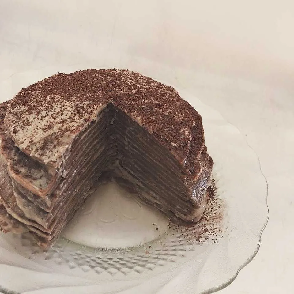 Tiramisu Crepe Cake