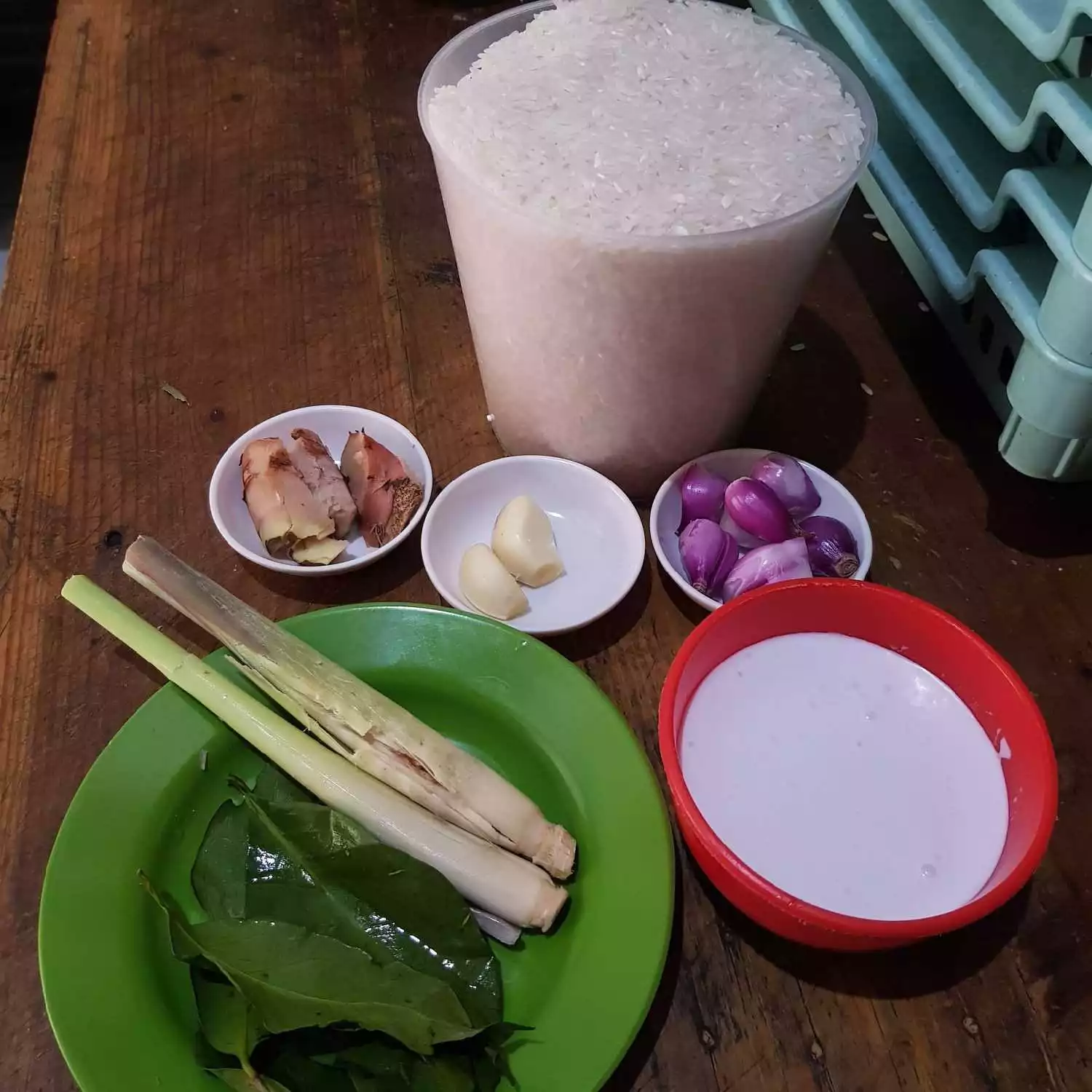 Step 1 Nasi Uduk