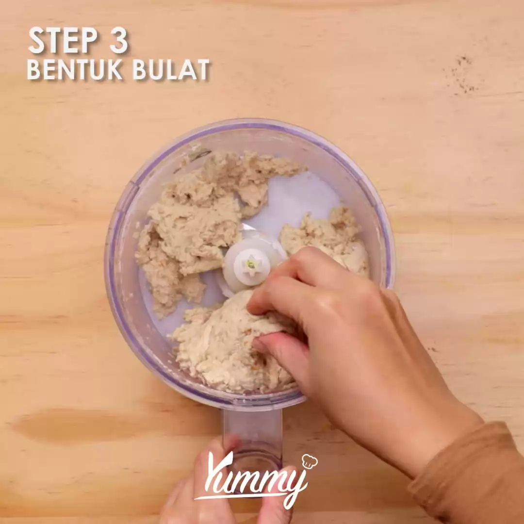 Step 3 Pentol Jamur Tiram