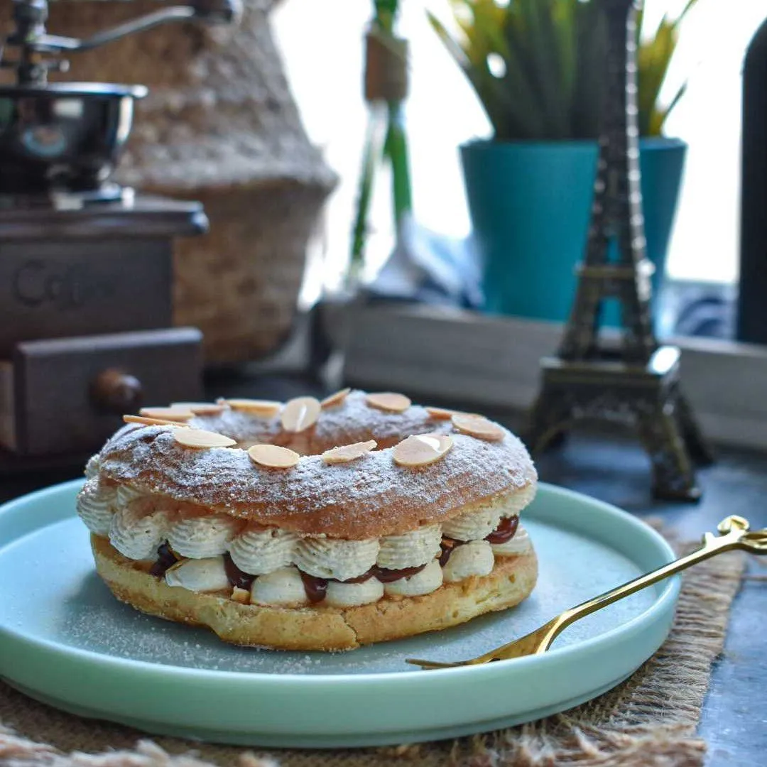 Paris Brest Cream Caramel Almond #JagoMasakMinggu2Periode3