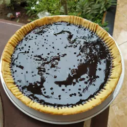 Pie Susu Cokelat Teflon #JagoMasakMinggu2Periode3