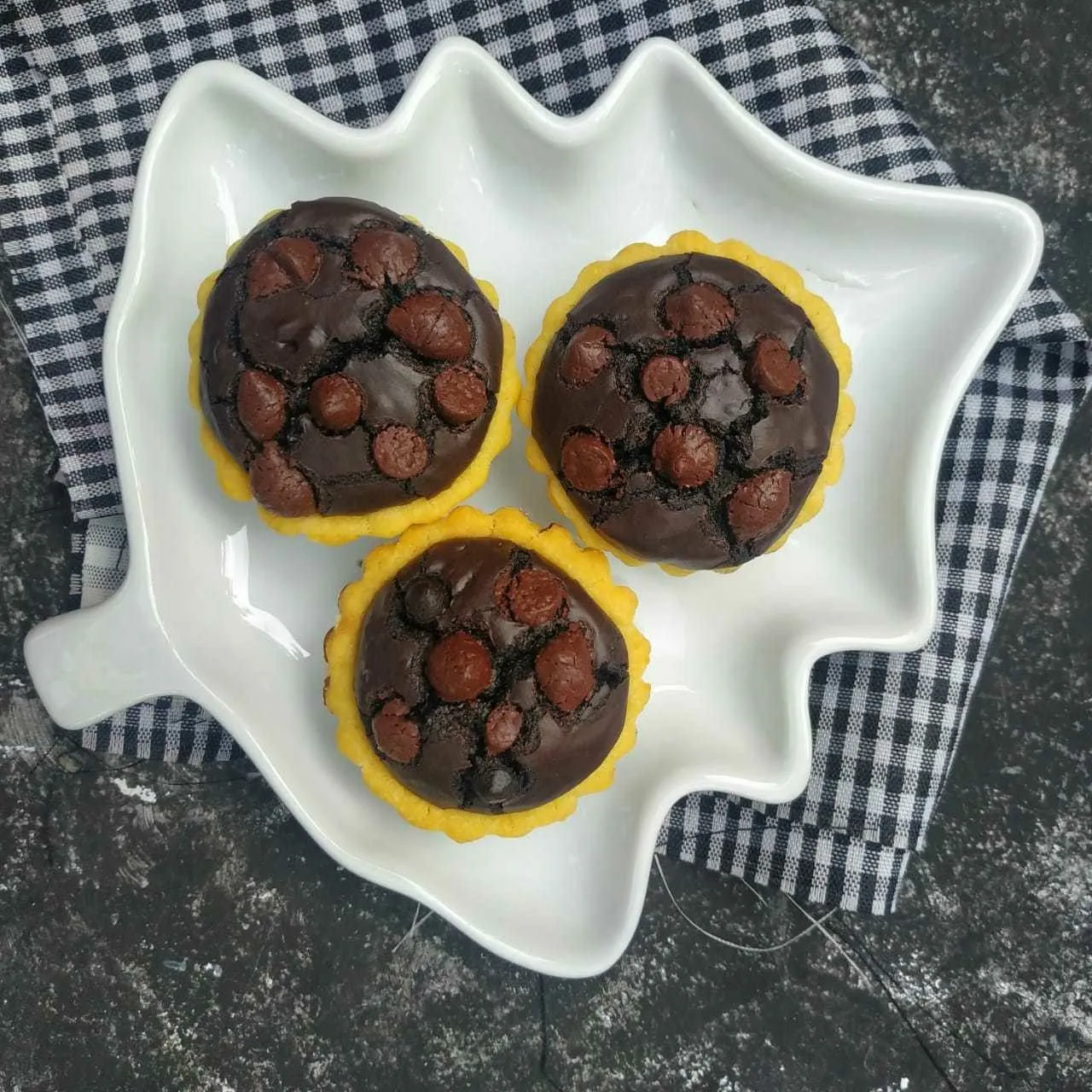 Pie Brownies Choco Chips #JagoMasakMinggu2Periode3