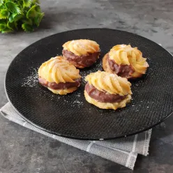 Mini Soes Vla Coklat #JagoMasakMinggu2Periode3