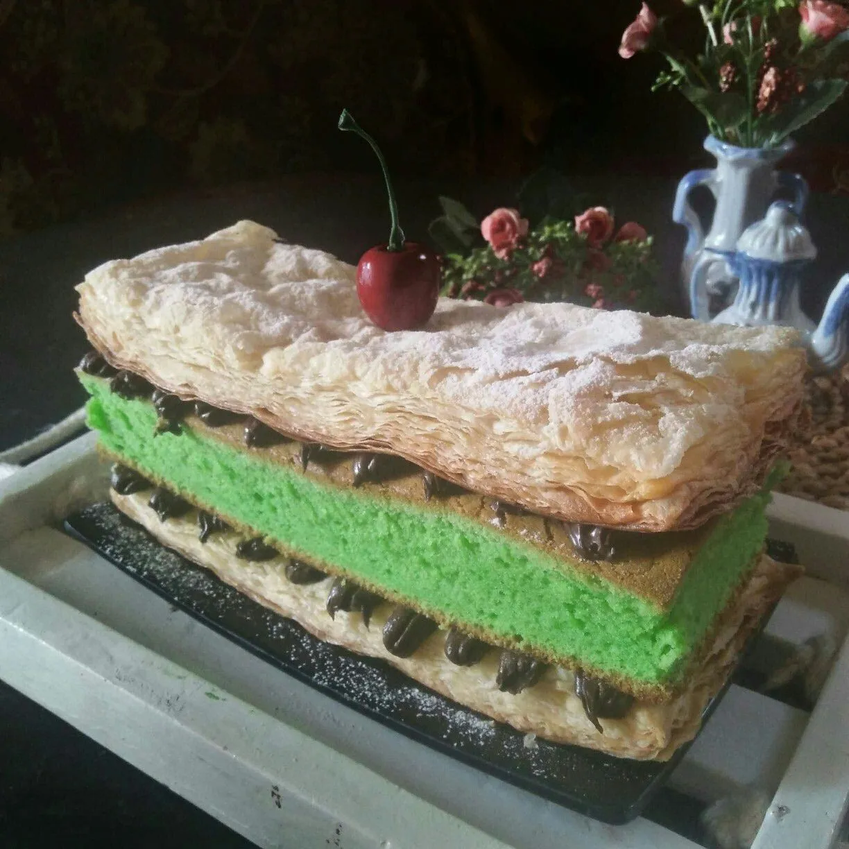 Napoleon Snow Cake #JagoMasakMinggu2Periode3