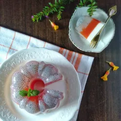 Puding Lapis Pepaya #JagoMasakMinggu3Periode3
