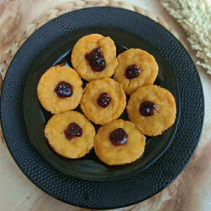 Kue Labu Kuning Selai Bluberry #JagoMasakMinggu3Periode3