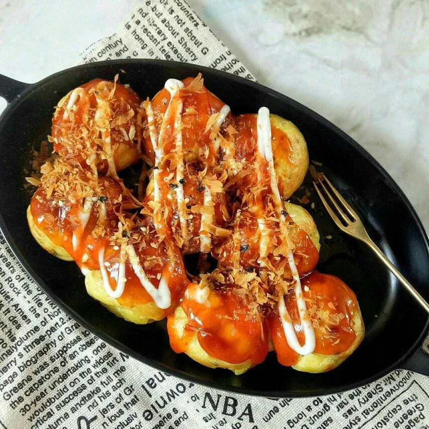 Takoyaki Isi Sosis #JagoMasakMinggu3Periode3