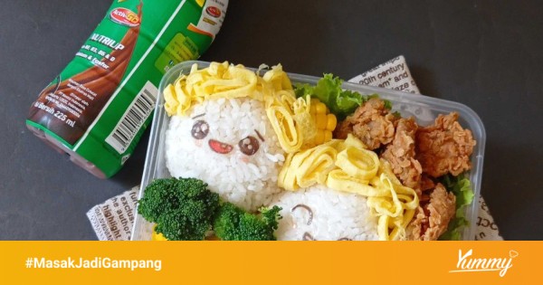 Resep Nasi Bento Ayam Krispi #JagoMasakMinggu3Periode3 Sederhana ...