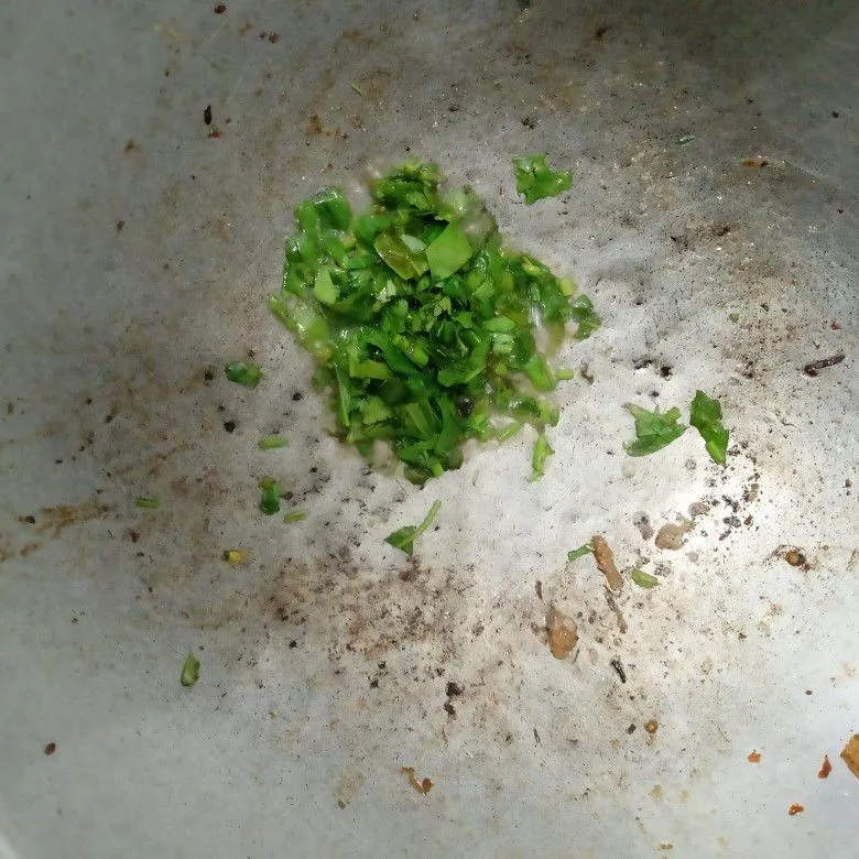 Step 5 Pangsit Ayam Kangkung Kukus
