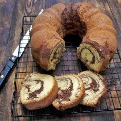 Marmer Cake Jadul