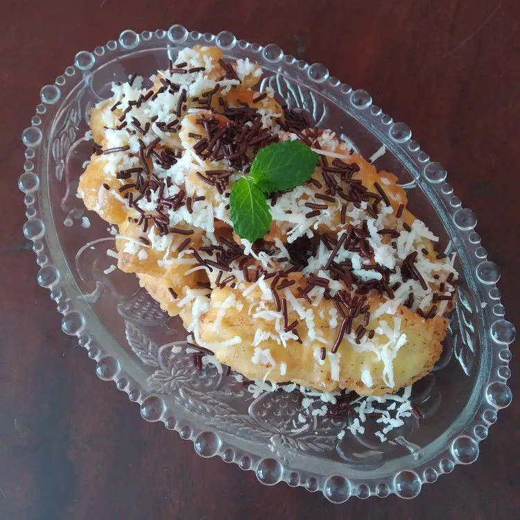 Pisang Krispi Coklat Keju #JagoMasakMinggu3Periode3