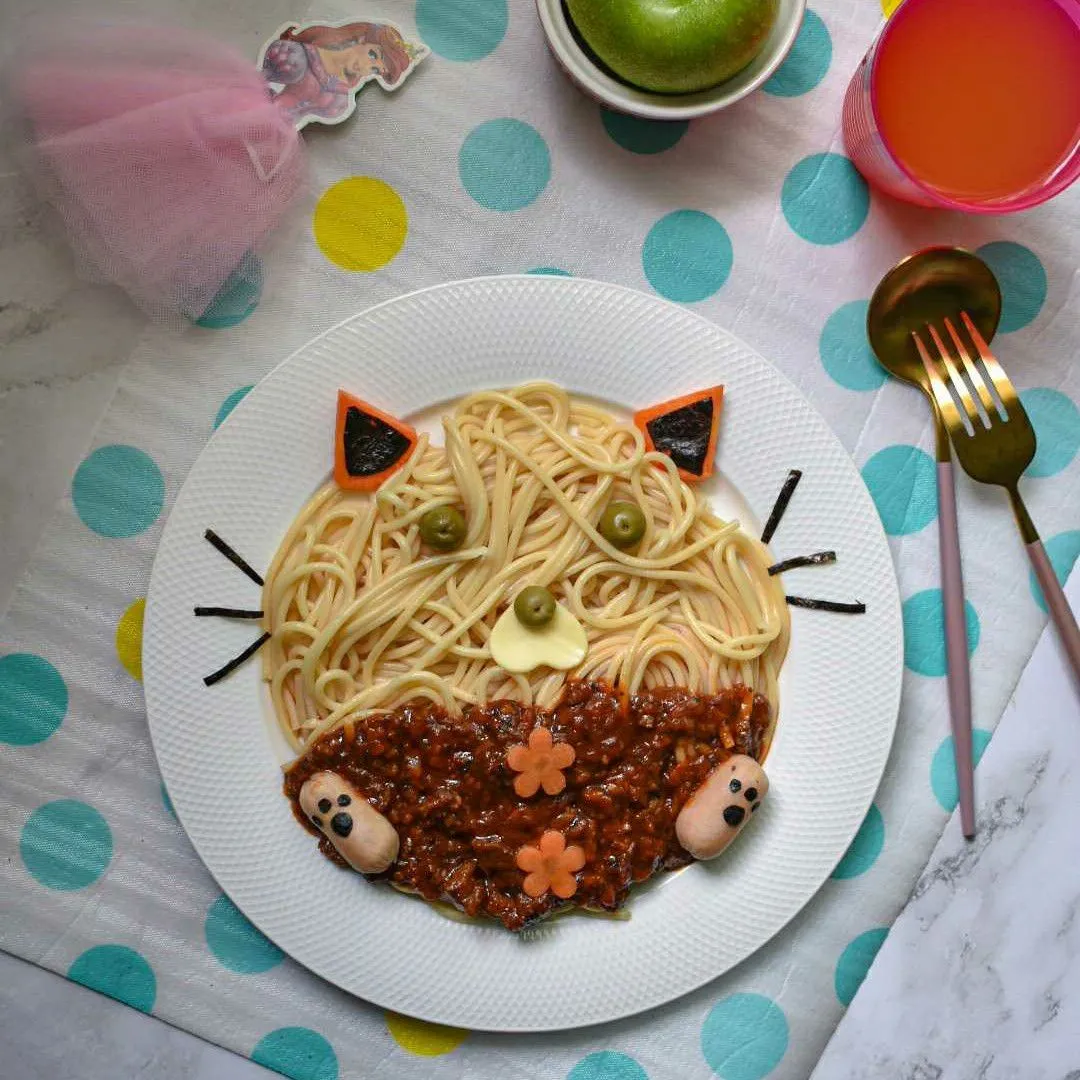 Spaghetti bolognese Garfield #JagoMasakMinggu3Periode3