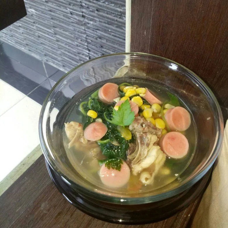 Sup Ayam Jagung Manis #JagoMasakMinggu3Periode3