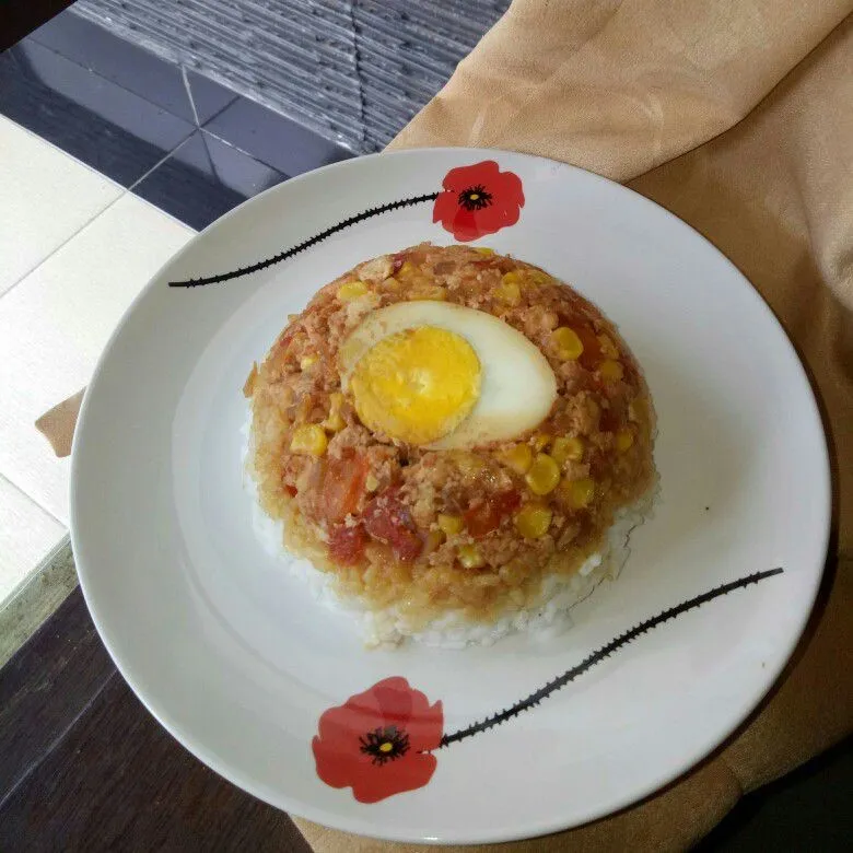 Nasi Tim Tomat Telur #JagoMasakMinggu3Periode3
