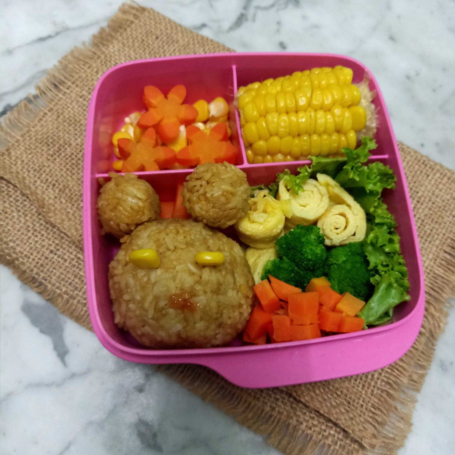 Resep Tedy Bear Bento #JagoMasakMinggu3Periode3 Sederhana Rumahan di ...