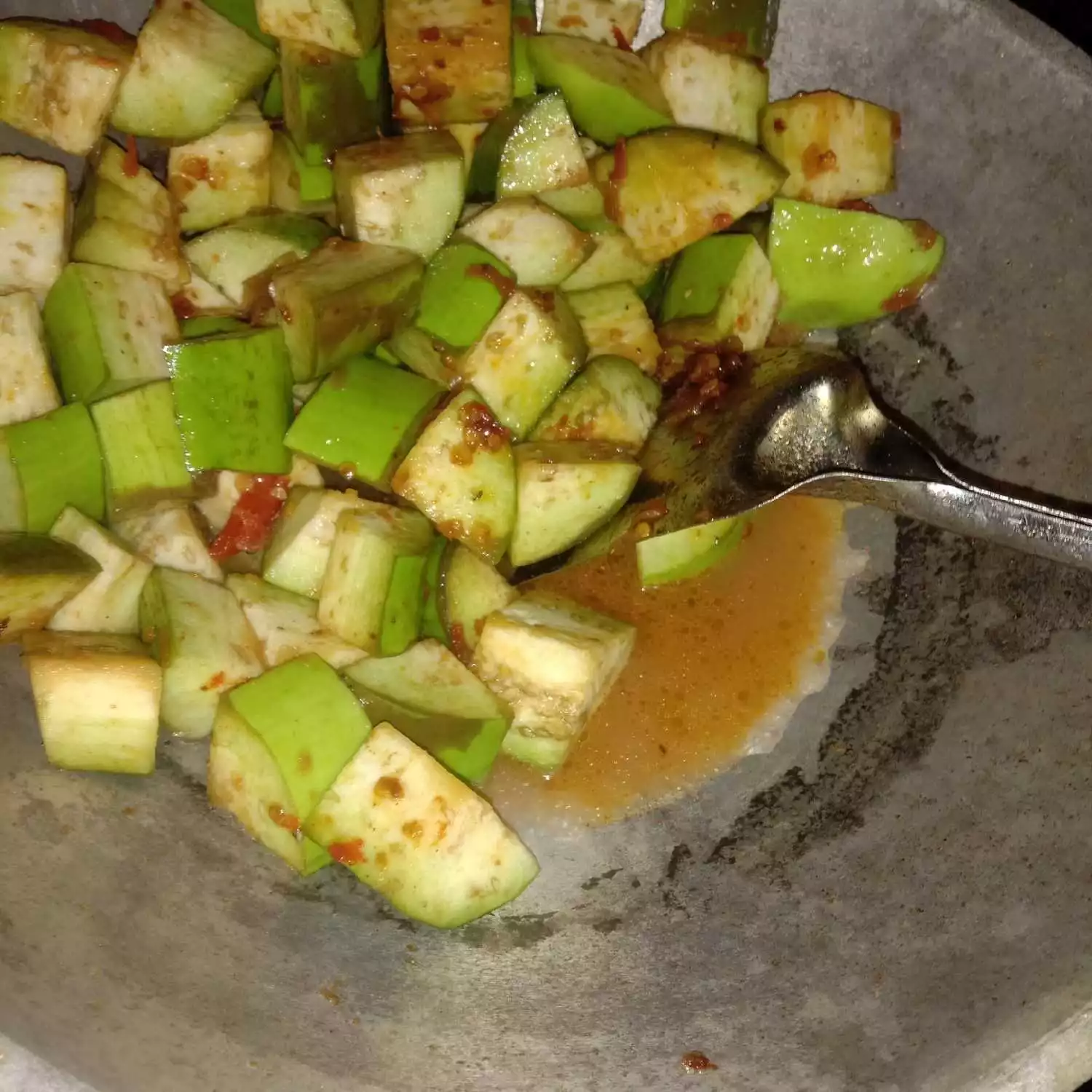 Step 4 Sambal Terong Hijau