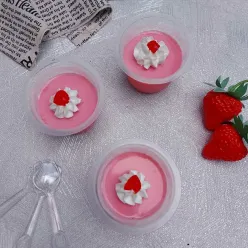 Silky Puding Strawberry #JagoMasakMinggu3Periode3