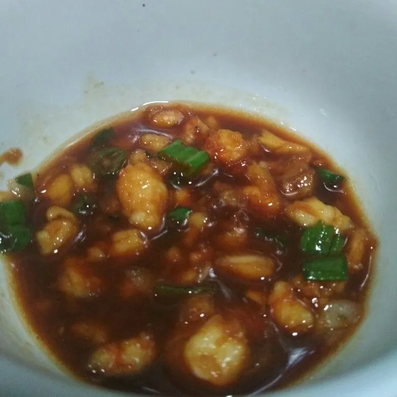 Step 3 Nasi Tim Udang