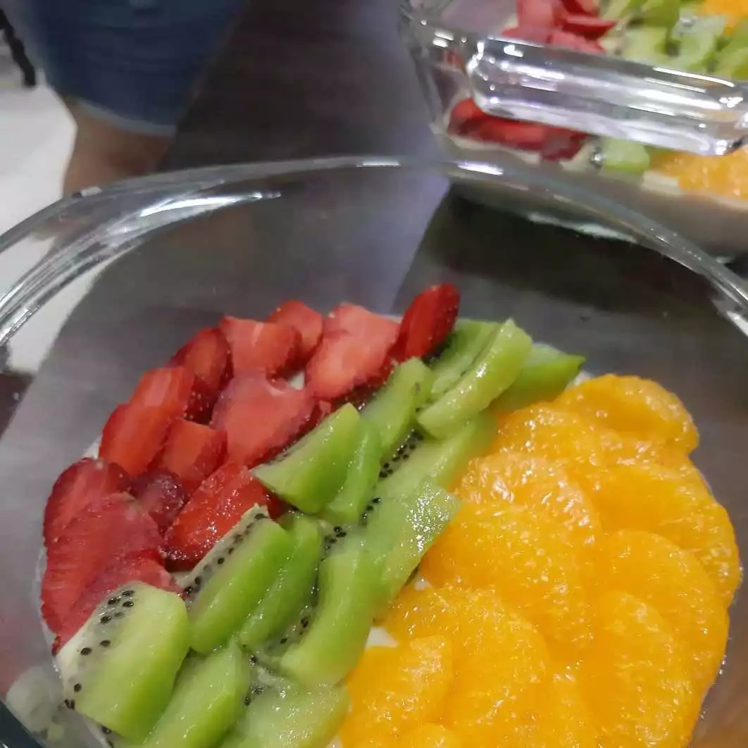 Step 5 Puding Buah Susu