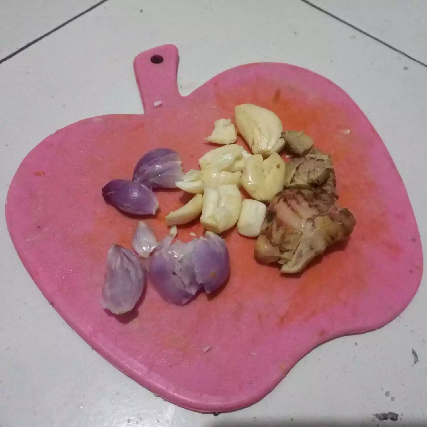 Step 2 Bening Wortel Putih Telur Tahu