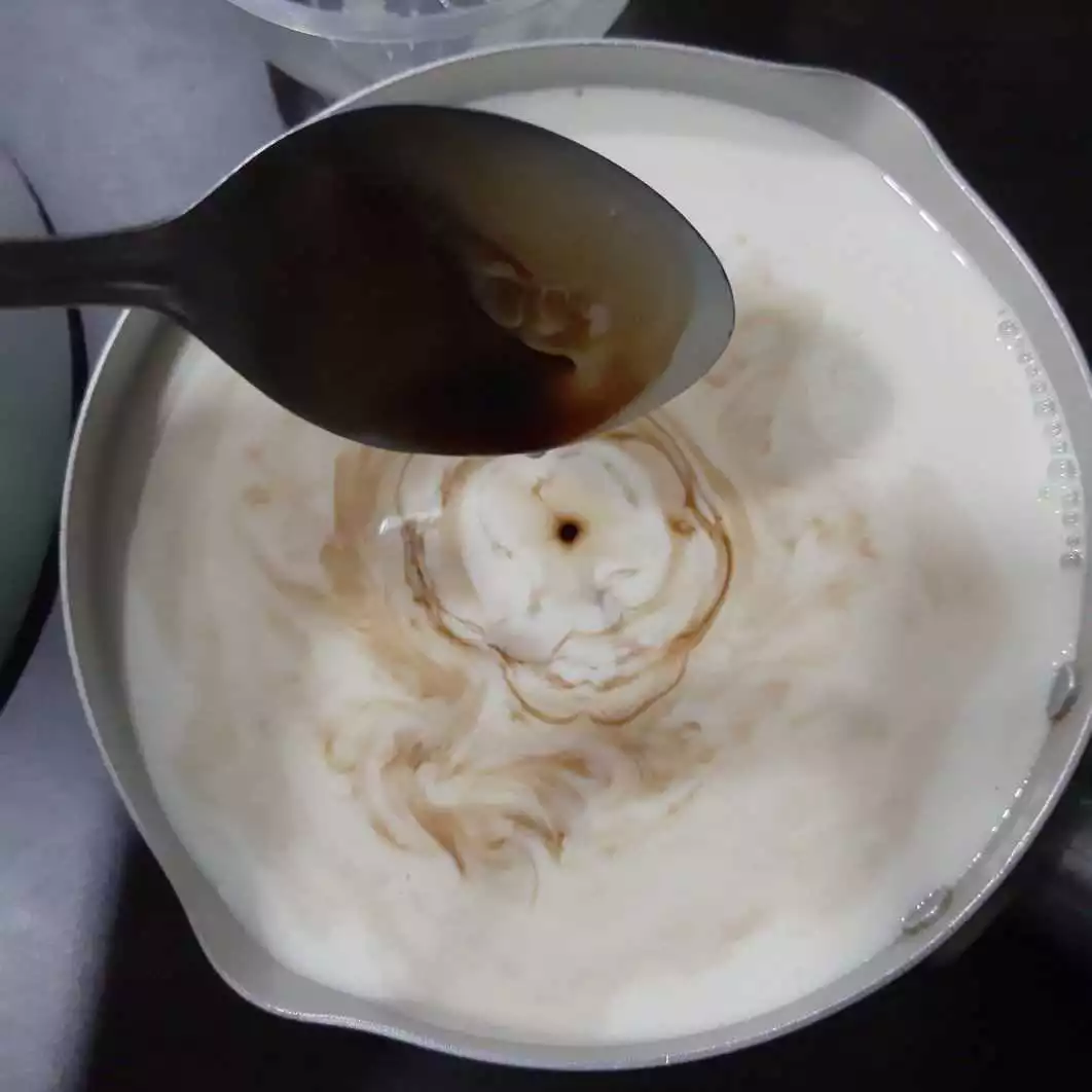 Step 2 Puding Buah Susu
