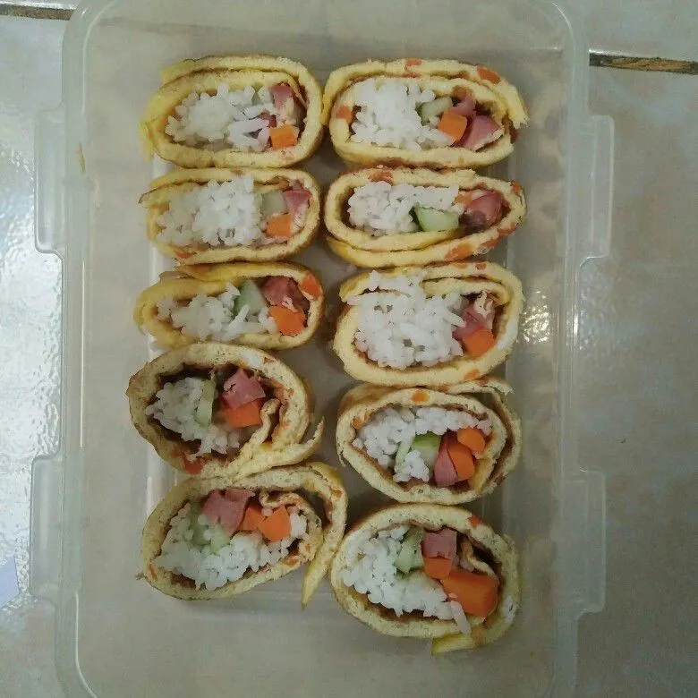 Sushi Telur #JagoMasakMinggu3Periode3