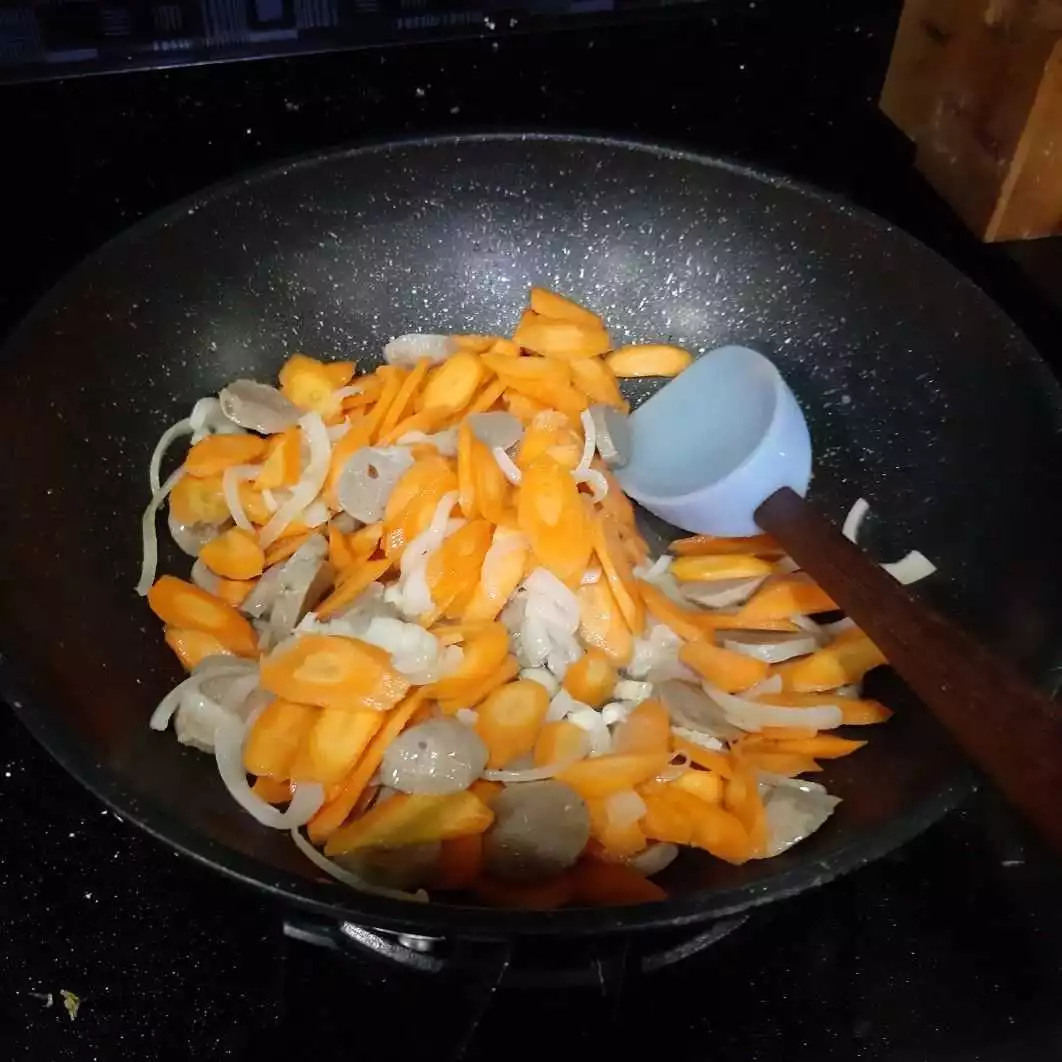 Step 3 Capcay Puyuh