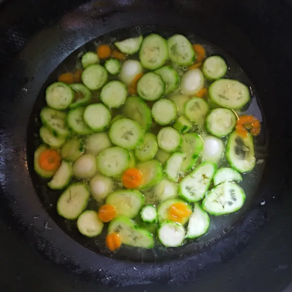 Masak sebentar.