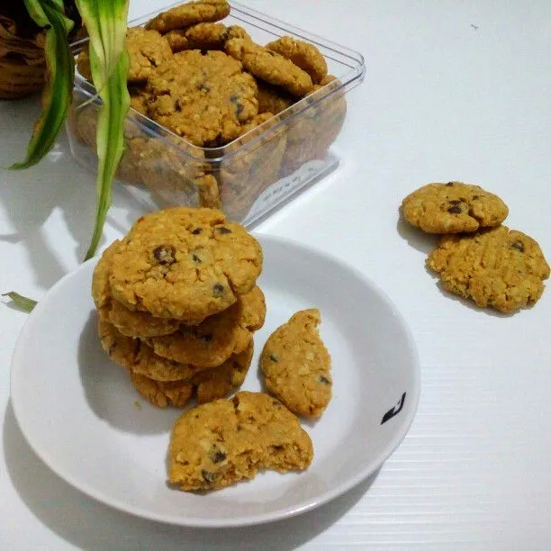 Choco Chips Oat Cookies  #JagoMasakMinggu3Periode3