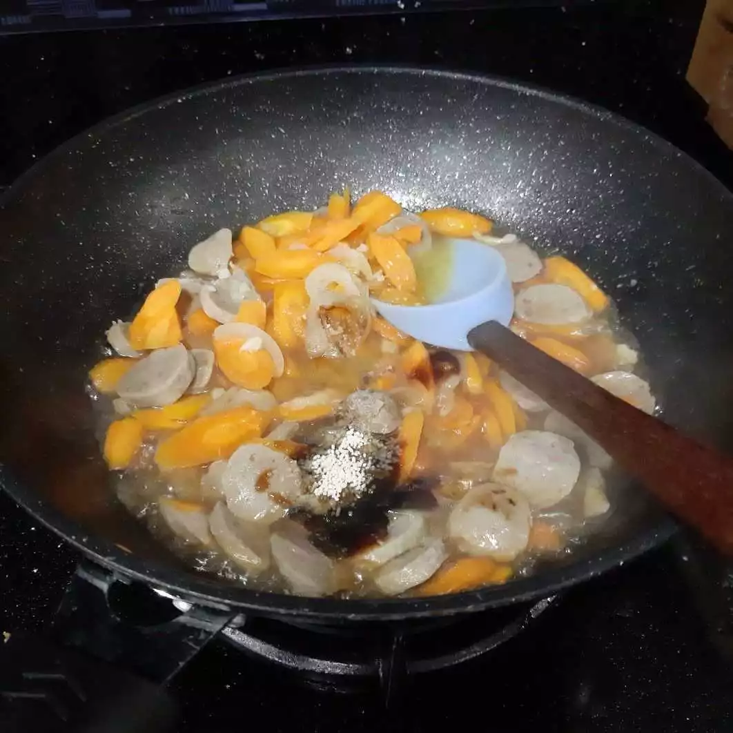 Step 4 Capcay Puyuh