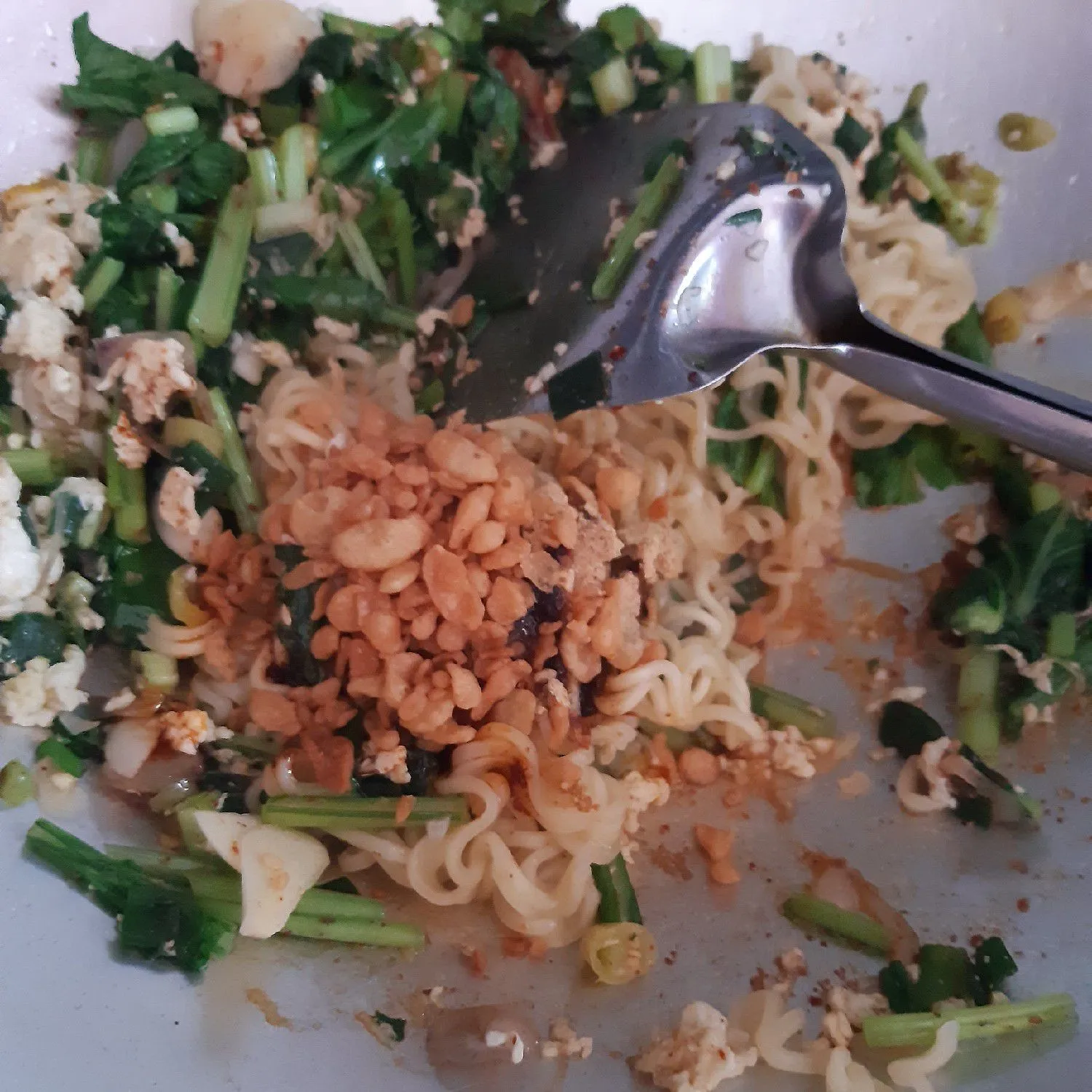 Step 6 Mie Instan Goreng Setan