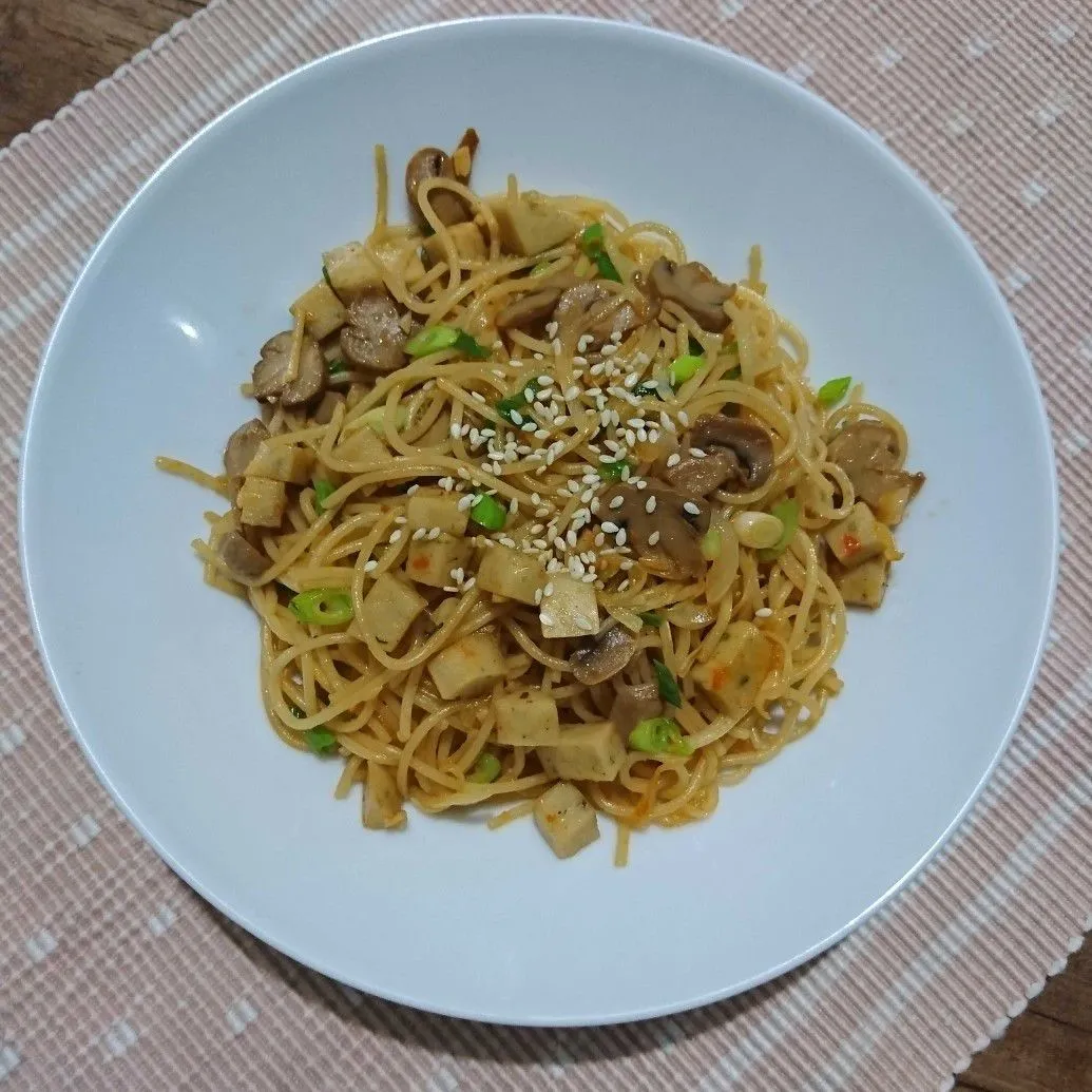 Spaghetti Scallop Jamur #JagoMasakMinggu3Periode3