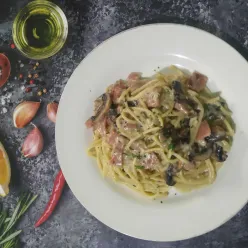 Spaghetti Creamy Jamur