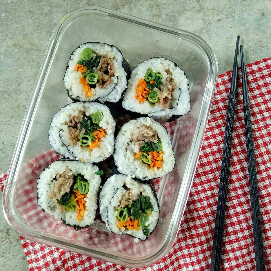 Kimbab Beef Korean Bbq #JagoMasakMinggu3Periode3