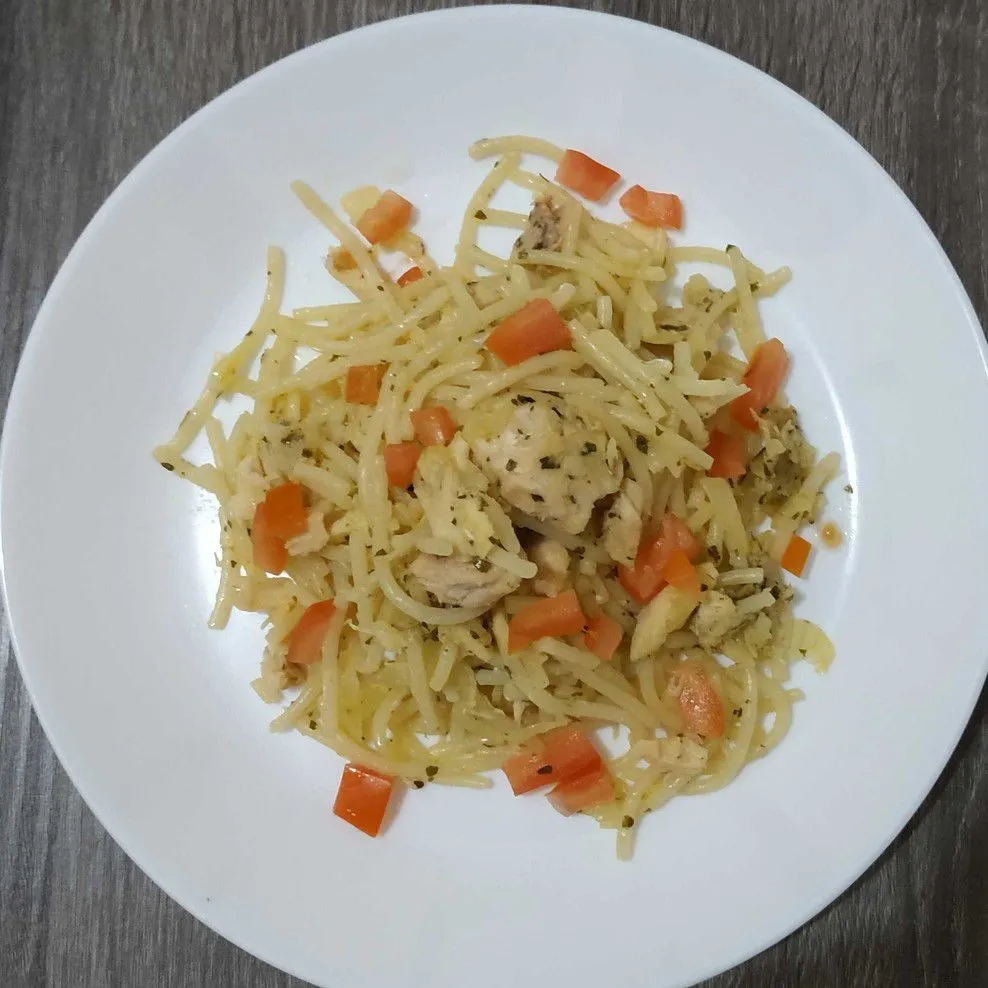 Spaghetti Ayam #JagoMasakMinggu3Periode3