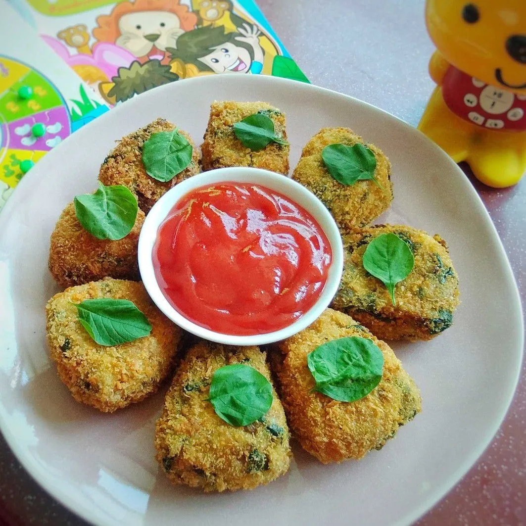 Arancini Bayam Mozzarela #JagoMasakMinggu3Periode3