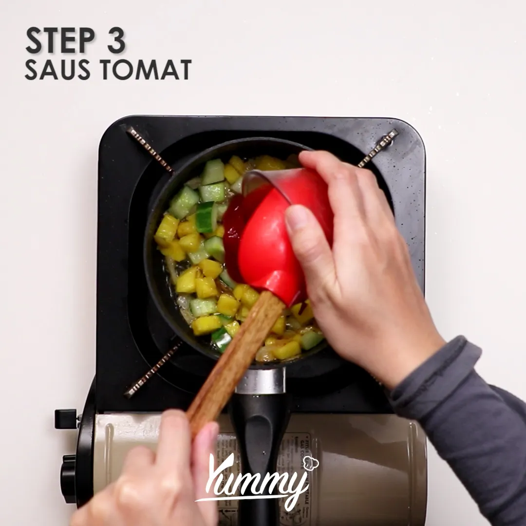 Step 3 Saus Koloke Ayam