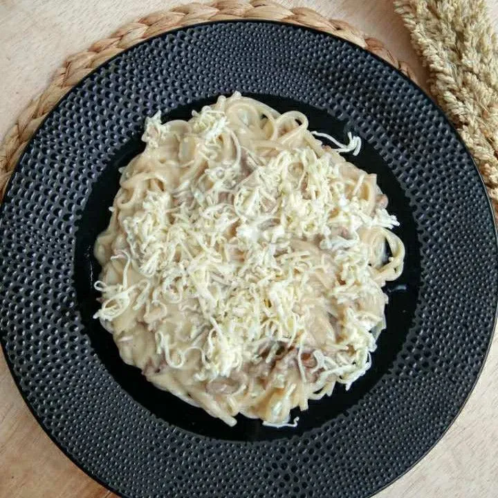 Fettuccine Creamy Sauce #JagoMasakMinggu4Periode3