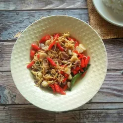 Teri Nasi Cabe Bawang