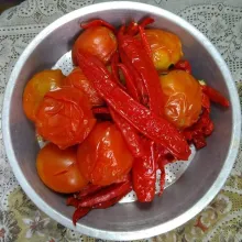 Angkat dan tiriskan.
