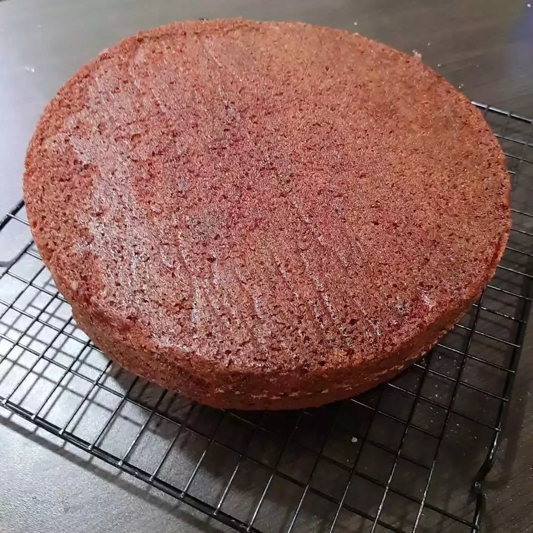 Step 5 Red velvet Cake 
