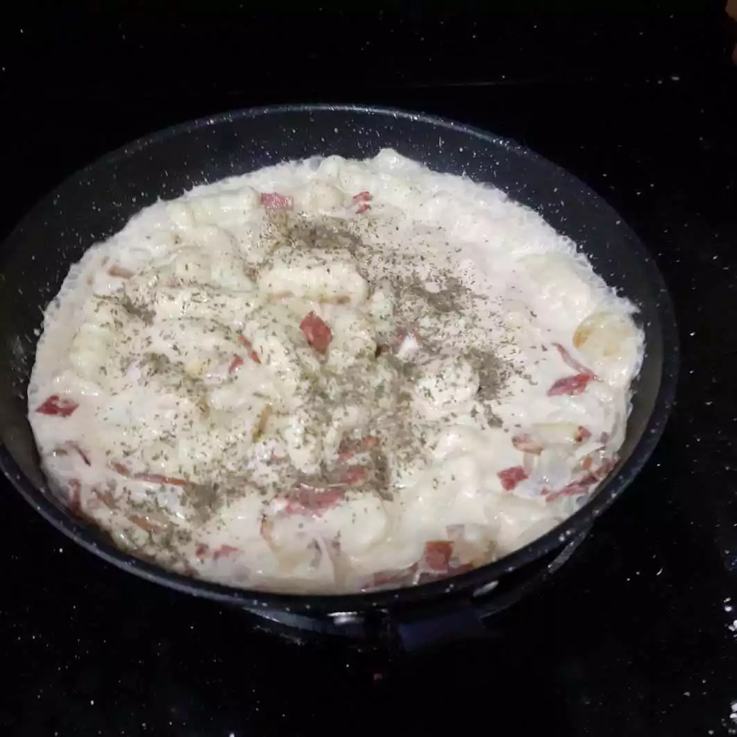 Step 7 Gnocchi With Creamy Smoked Beef