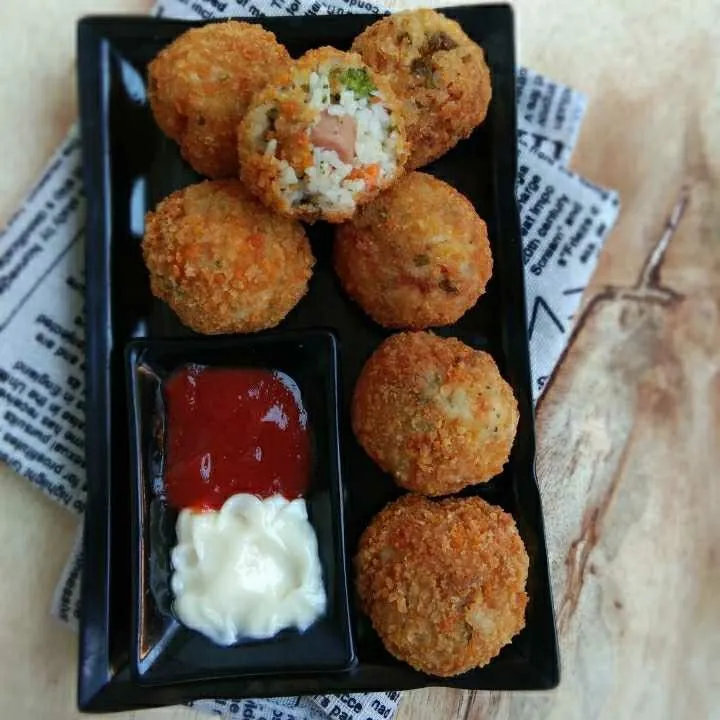 Arancini Rice Ball #JagoMasakMinggu4Periode3