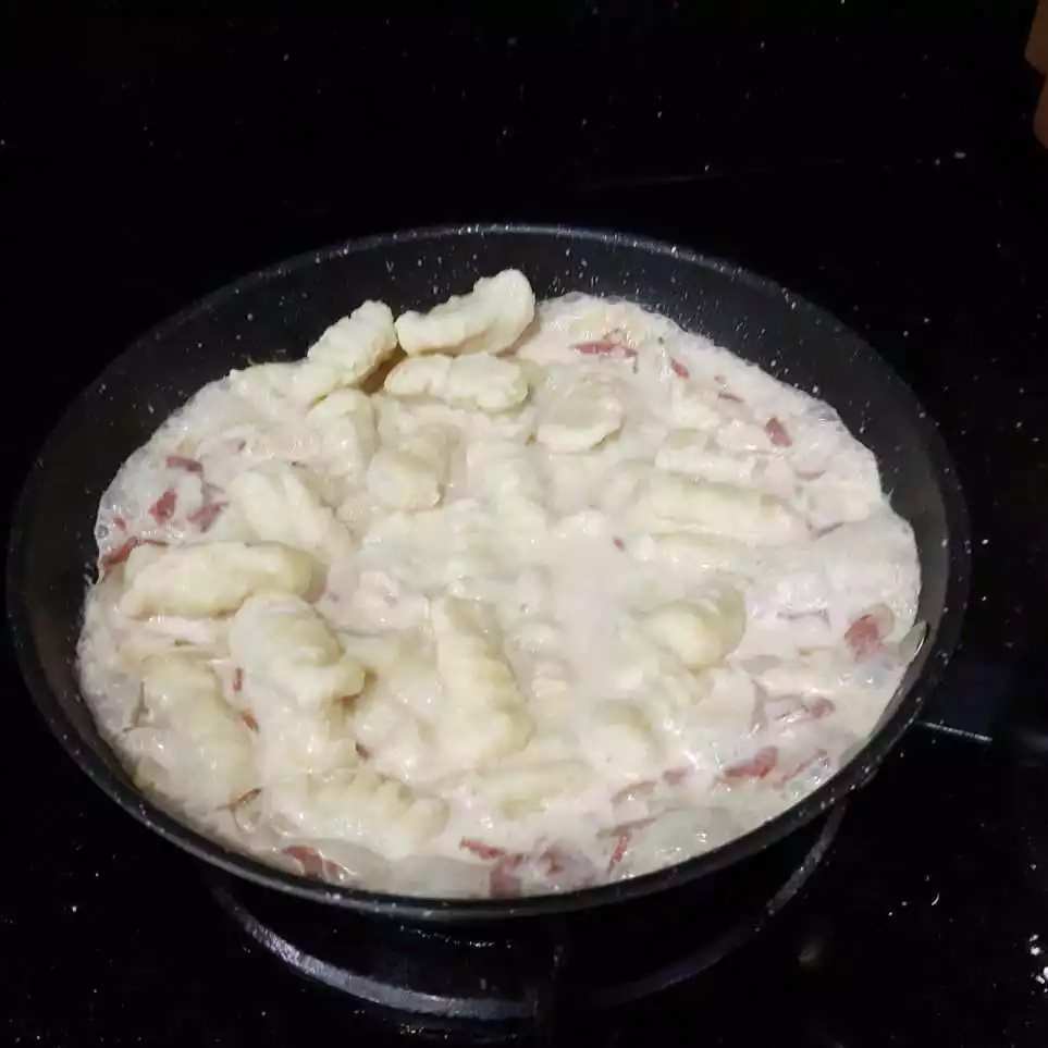 Step 6 Gnocchi With Creamy Smoked Beef